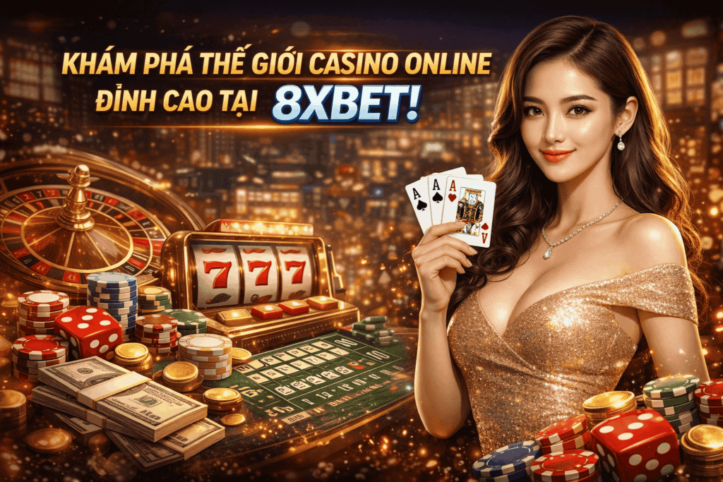 Game casino phổ biến 8XBET - Baccarat, Roulette, Blackjack, Slot hấp dẫn