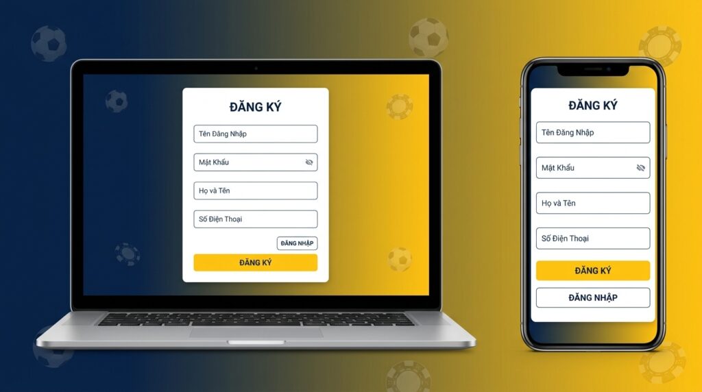 Hướng dẫn đăng ký 8xbet 2026 trên máy tính và điện thoại di động – giao diện form đăng ký mới nhất